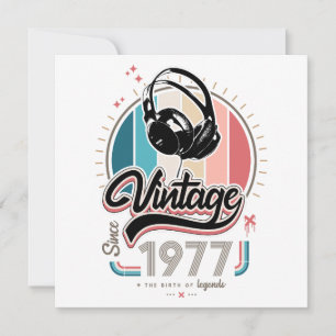 Vintage desde fones de ouvido de 1977
