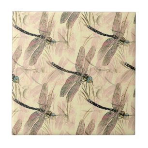 Vintage Dragonfly Impressão