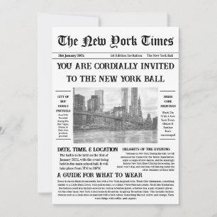 Vintage e Convite Elegante