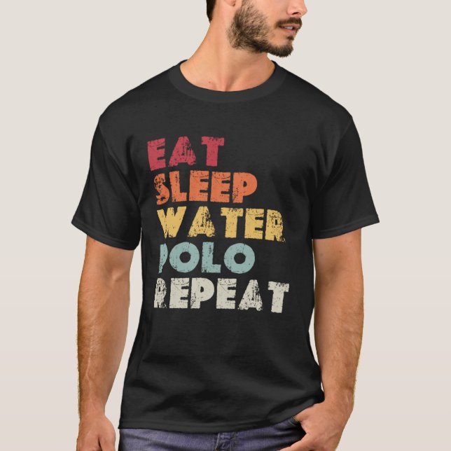 Vintage Eat Sleep Water Polo Repete Waterpol Retro (Frente)
