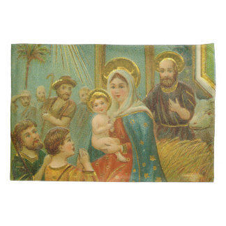 Vintage Edwardian Era Nativity Christmas Card