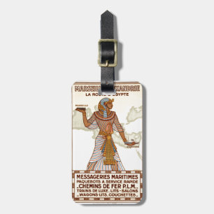 Vintage Egito - Etiqueta de bagagem Viagem