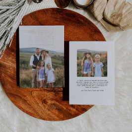 Vintage Elegance Feliz e Bright Christmas Photo