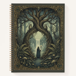 Vintage Enchanted Forest & Mystical Portal Journal
