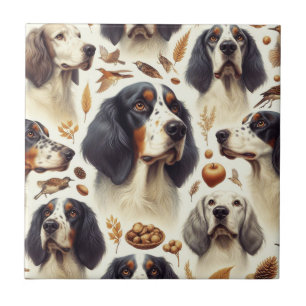 Vintage English Setter Seamless