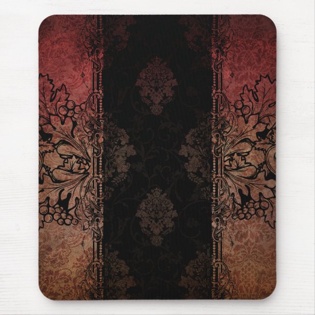 Vintage Engravated Damask Mousepad (Frente)