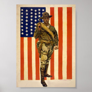 Vintage Enlistage poster