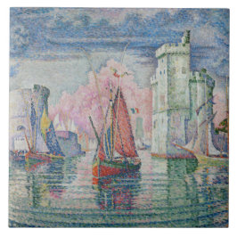 Vintage Entrée du port de la Rochelle Paul Signac