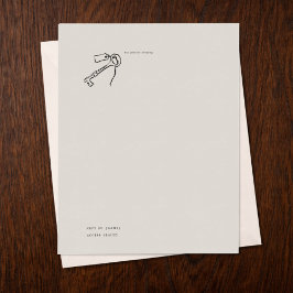 Vintage Epistolary Personal Correspondence Letter