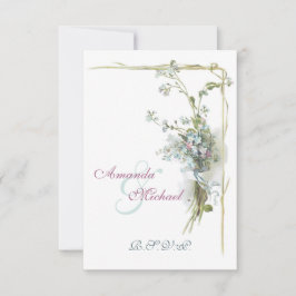 Vintage esqueceu-me de não RSVP