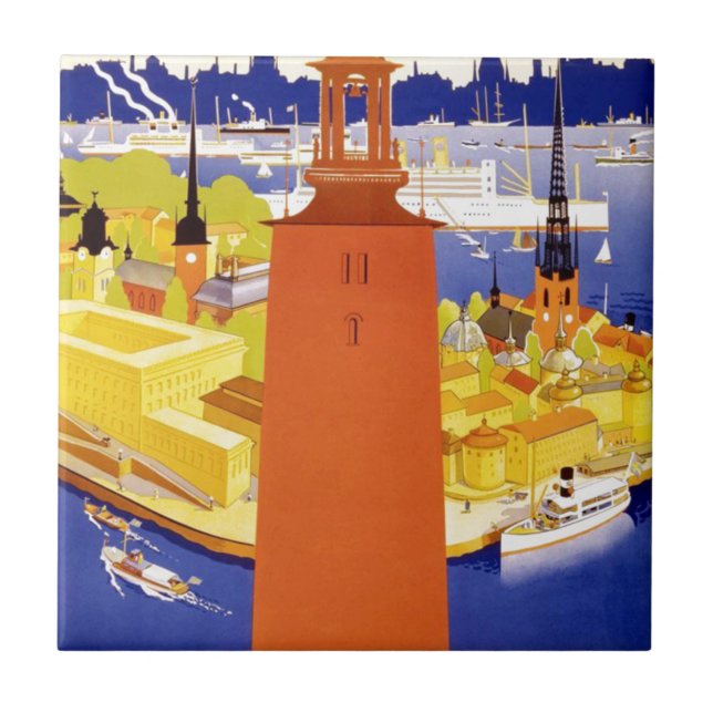 Vintage Estocolmo Suecia (Frente)