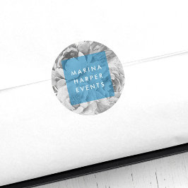 Vintage - Etiquetas de Logotipo Floral | Ceruleano