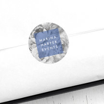 Vintage - Etiquetas de Logotipo Floral | MARINHO