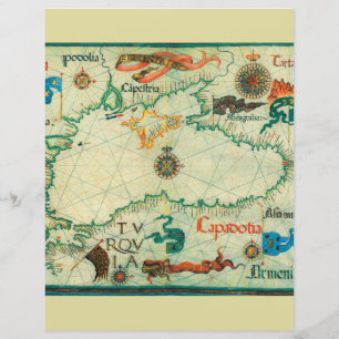 Vintage Europa antiga mapa cartográfico geográfi