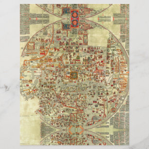 Vintage Europa antiga mapa cartográfico geográfi