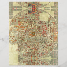 Vintage Europa antiga mapa cartográfico geográfico