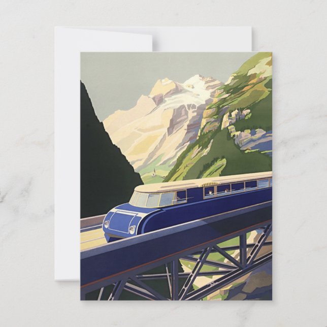 Vintage Europe Rail Viagem (Frente)