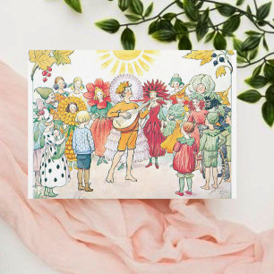Vintage Fairy Garden Little Lassie por Elsa Beskow