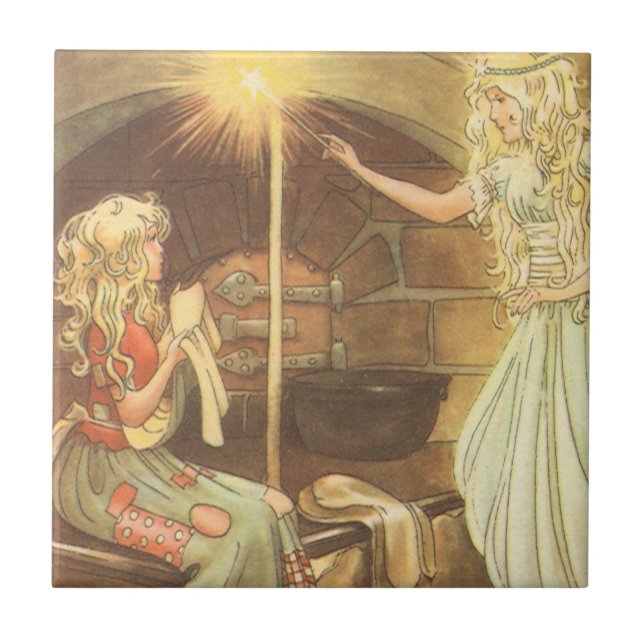 Vintage Fairy Tale, Cinderella e Fairy Godmães (Frente)