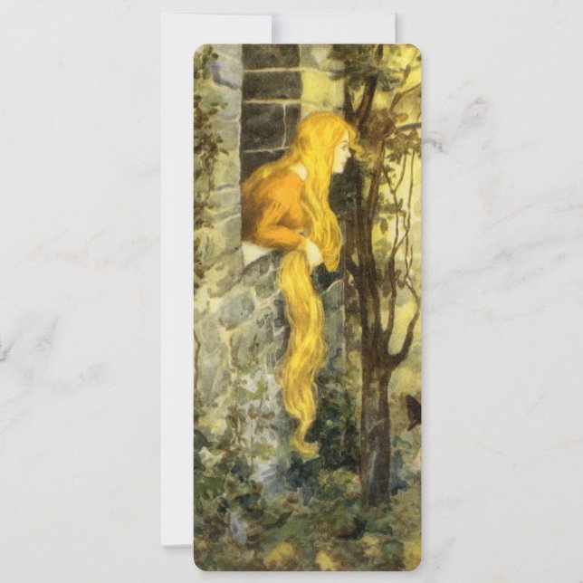 Vintage Fairy Tale, Rapunzel com Cabelo Longo (Frente)