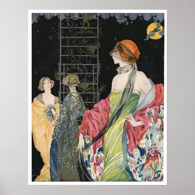 Vintage Fashion Advertising Poster (Frente)