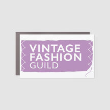 Vintage Fashion Guild Large Car Magnet