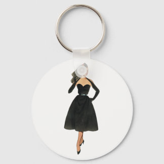 Vintage Fashion Image Chaveiro