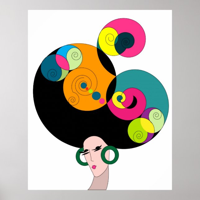 vintage fashion poster (Frente)