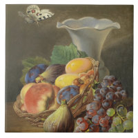 Vintage Ferdinand Kuss Ainda vive com Frutas