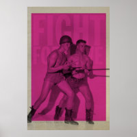 Vintage Fight For Love Orgulho Poster