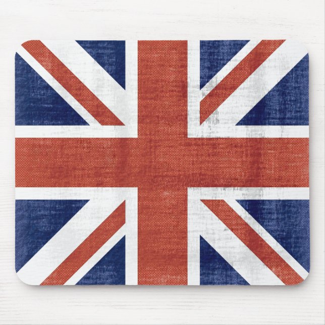 Vintage Flag Reino Unido 2 Mousepad (Frente)
