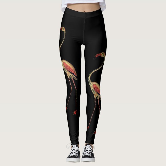 Vintage Flamingo Leggings (Frente)
