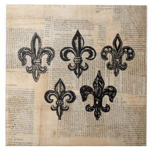 Vintage Fleur de Lis - Símbolos Fleur-de-lis Art