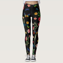 Vintage Flor & Leggings Butterfly