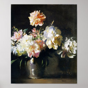 Vintage Floral Art Poster