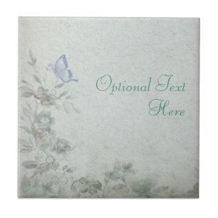Vintage Floral Blue Wedding
