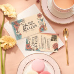 Vintage Floral Cartões de visitas: Tonalidade Eleg<br><div class="desc">Apresentando nossa elegante Vintage Floral Cartão de visita, uma fusão harmoniosa de elegância eterno e sofisticação moderna. Inspirados pela beleza etérea das ilustrações botânicas antigas e infundidas com um toque de encanto boêmico, essas cartas certamente deixam uma impressão duradoura. Cada cartão apresenta ilustrações florais meticulosamente desenhadas à mão, lembrando uma...</div>