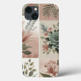 Vintage Floral Collage Capas de iphone