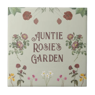 Vintage Floral Custom Display Garden