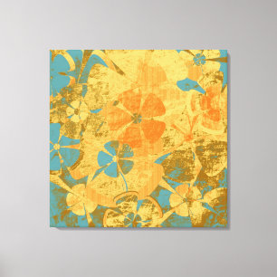 Vintage Floral Fashion Canvas