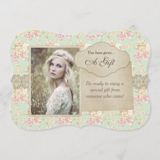 Vintage Floral Lace Gift (Frente)