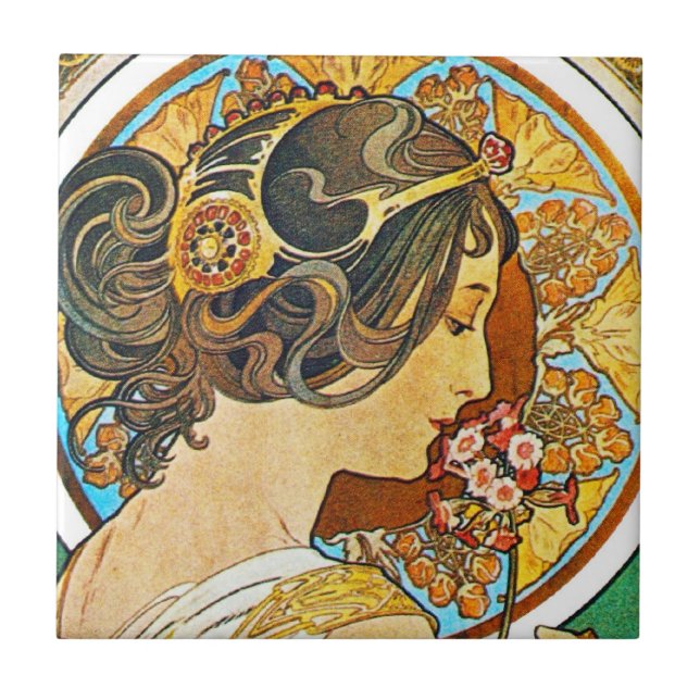 Vintage Floral Mucha (Frente)