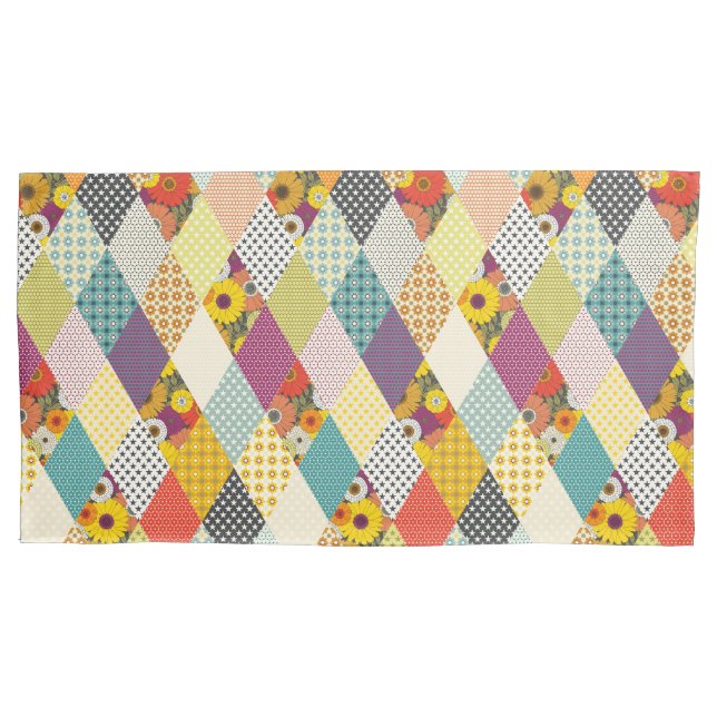 vintage floral patchwork quilt (Frente-Esquerda)