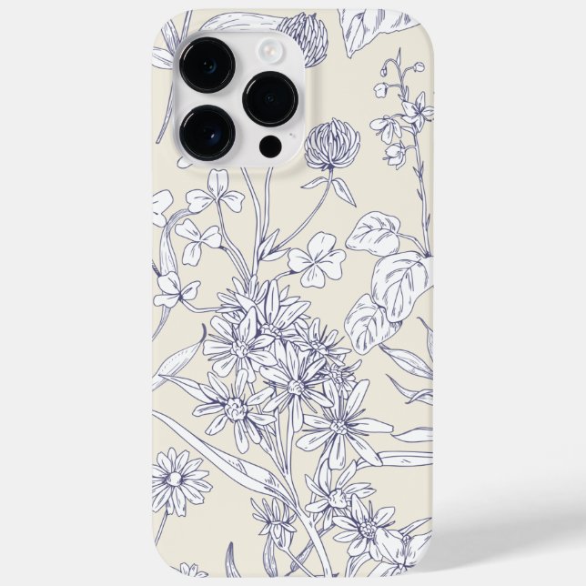 Vintage Floral Phone Case – iPhone & Samsung (Verso)