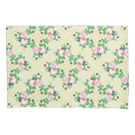 Vintage Floral Pillowcase