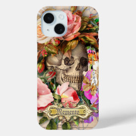 Vintage Floral Skull
