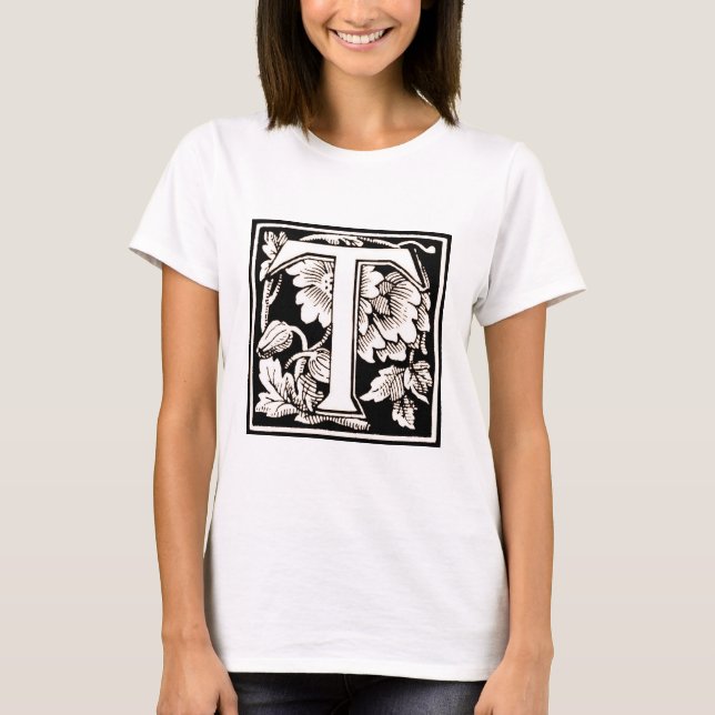 Vintage Floral 'T' Frame - Camisa (Frente)