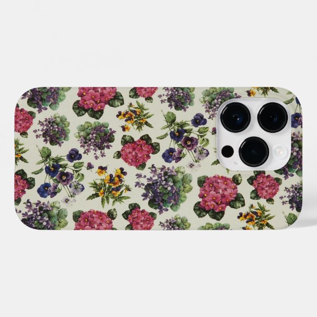 Vintage Floral Wallpaper (Verso (horizontal))