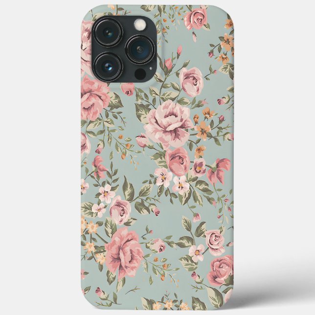 Vintage Floral Wallpaper (Verso)