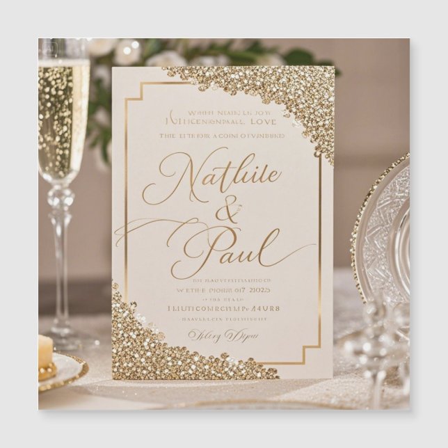 Vintage Floral Weding Convite (Frente)